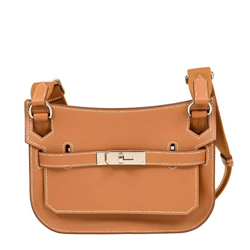 NEW HERMES BAGS JYPSIERE MINI CROSSBODY BAG GOLD