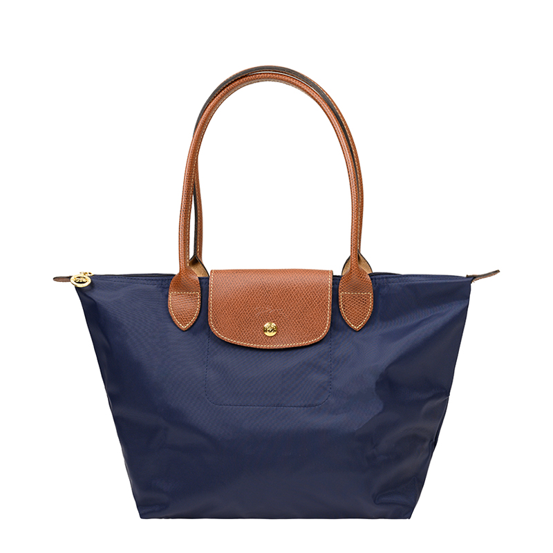 LONGCHAMP｜ (L2605089 P92) LONGCHAMP: Le Pliage bag in nylon and grained leather