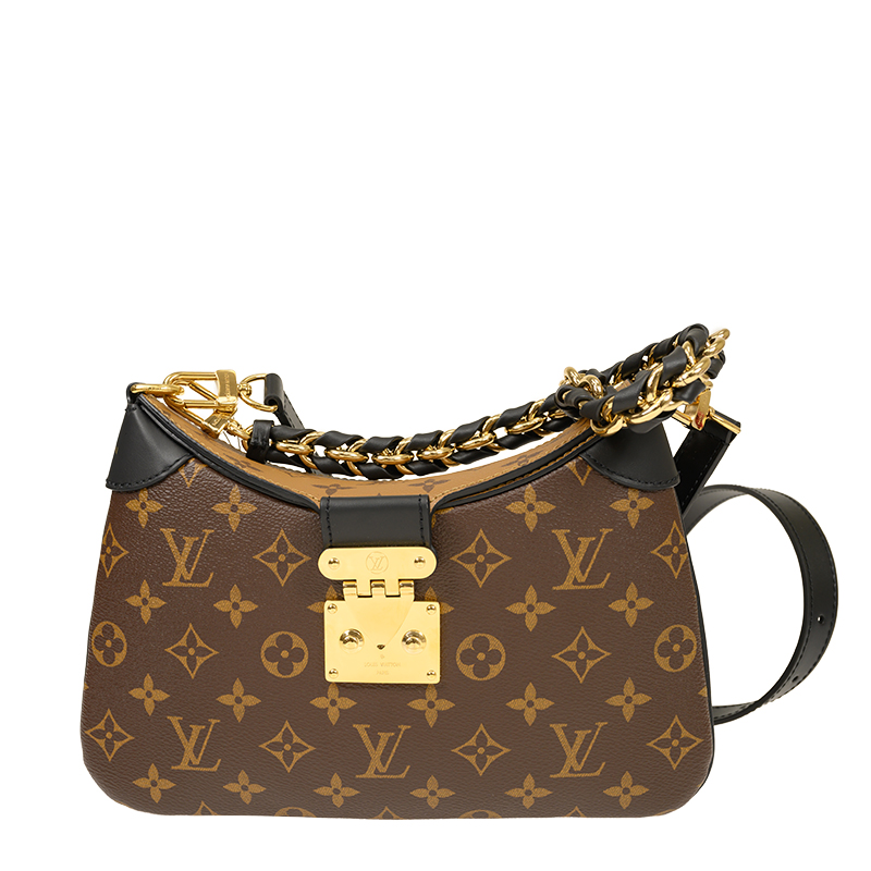 NEW LOUIS VUITTON BAGS TWINNY M46659 SHOULDER BAG HANDBAG MONOGRAM Celebrity standing