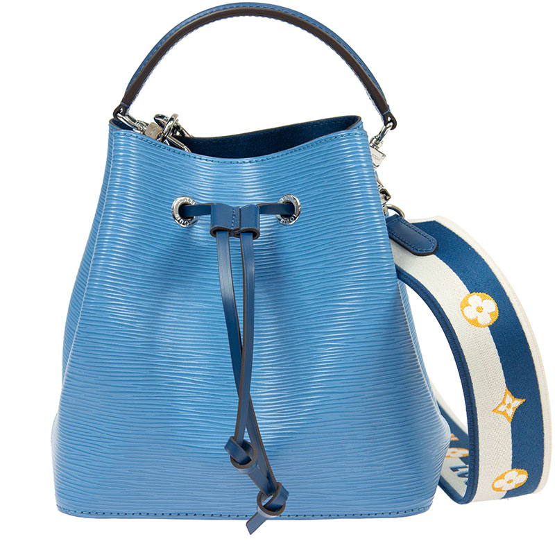 Lv bucket bag blue sale