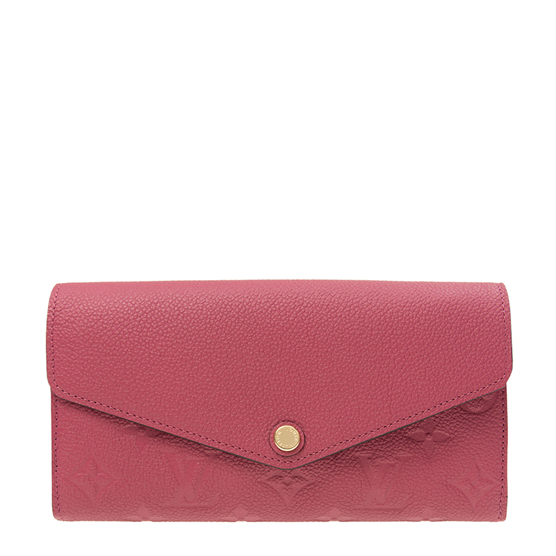 NEW LOUIS VUITTON WALLETS SARAH M62056 LONG BUTTON WALLET