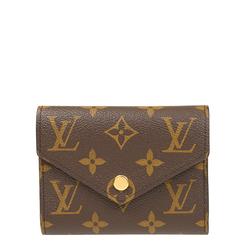 NEW LOUIS VUITTON WALLETS VICTORINE M62360 SHORT BUTTON WALLET
