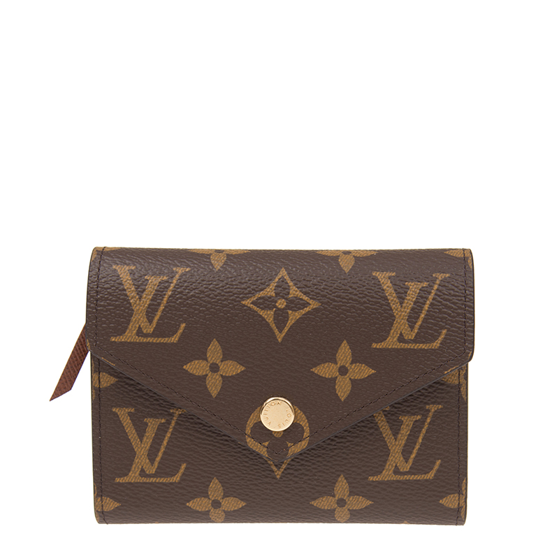 NEW LOUIS VUITTON WALLETS VICTOIRE VICTORINE M62472 SHORT BUTTON - Main Image