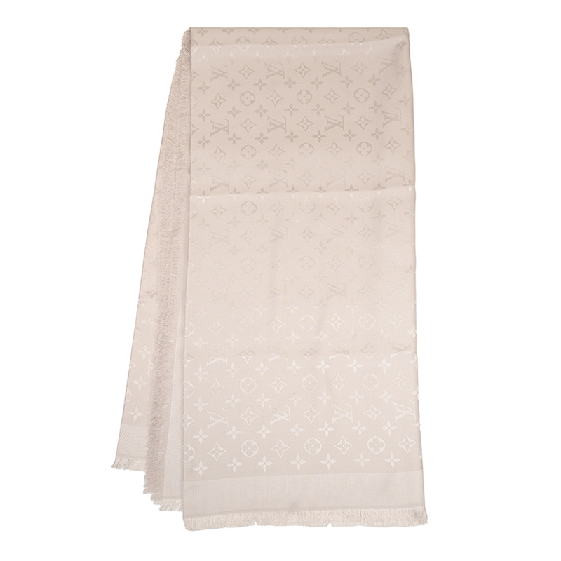 NEW LOUIS VUITTON SCARFS SCIALLE MONOGRAM CLASSIC M78161 WOOL