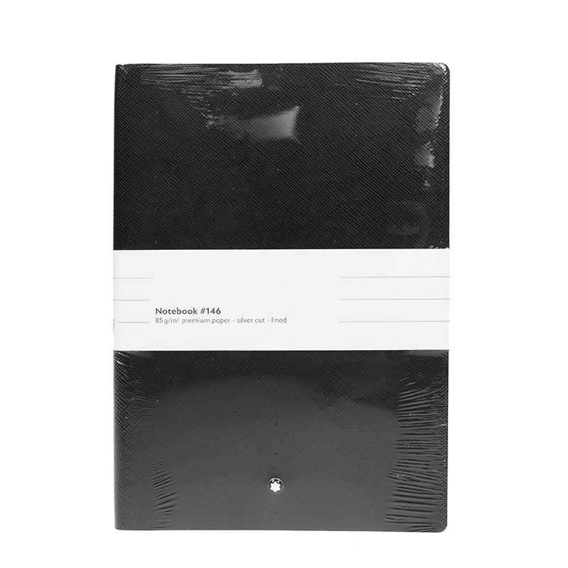 NEW MONT BLANC NOTEBOOK MONTBLANC 113294 BLACK PAPER