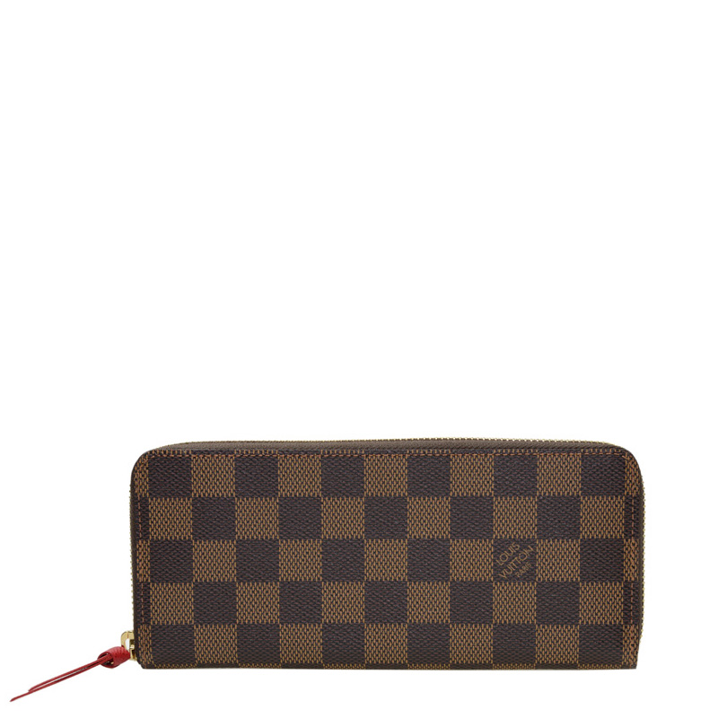 NEW LOUIS VUITTON WALLETS CLEMENCE N60534 LONG ZIPPER WALLET DAMIER