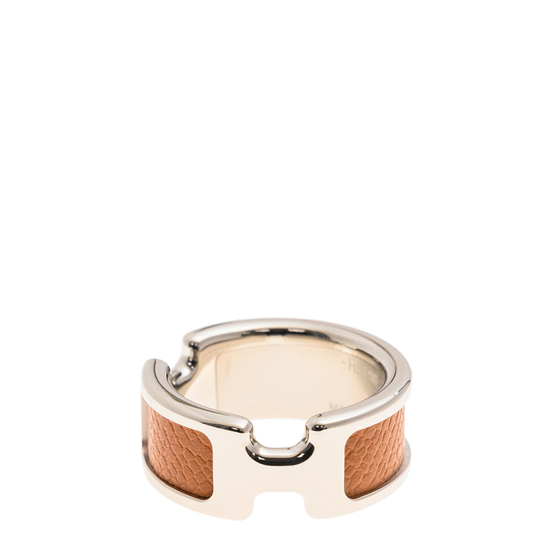 エレガント♡ HERMES Olympe ring ピンクゴールド NEW HERMES OLYMPE RING 37/SS M METAL GOLD