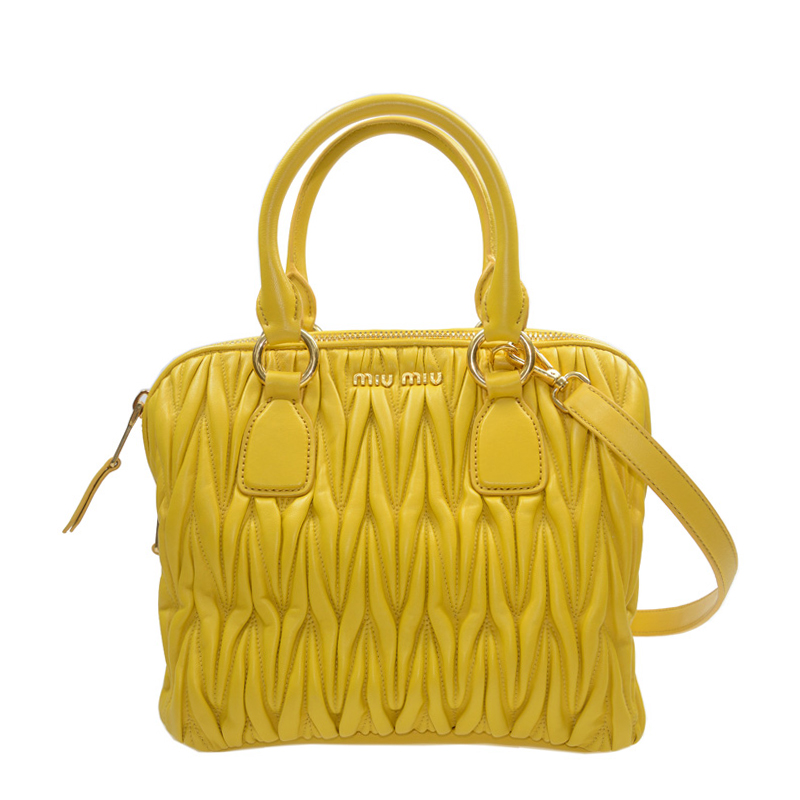 Miu miu yellow bag online