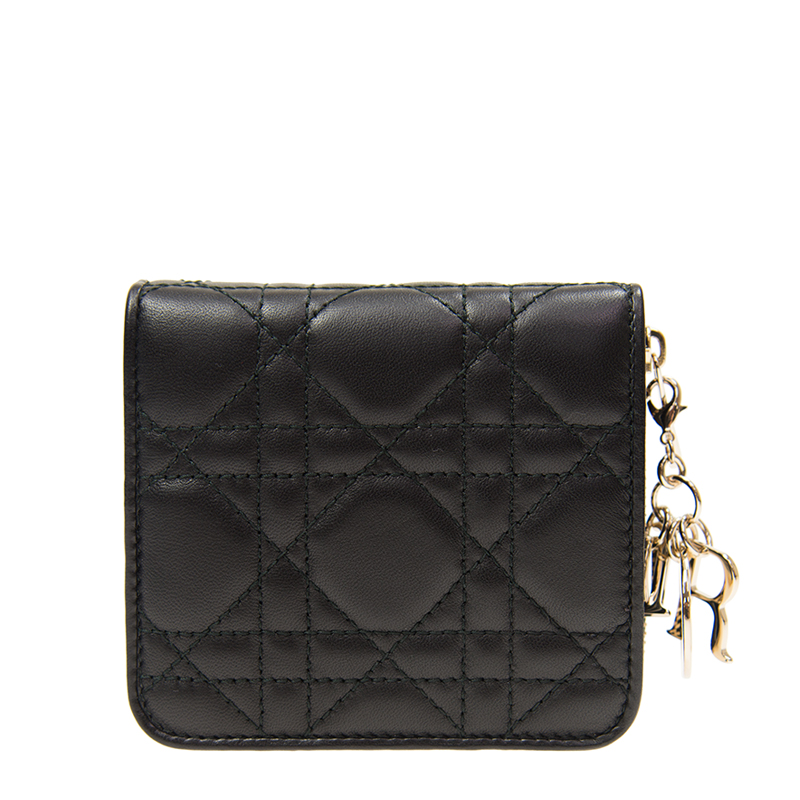 NEW CHRISTIAN DIOR SHORT ZIPPER WALLET S0003 ONMJ 900