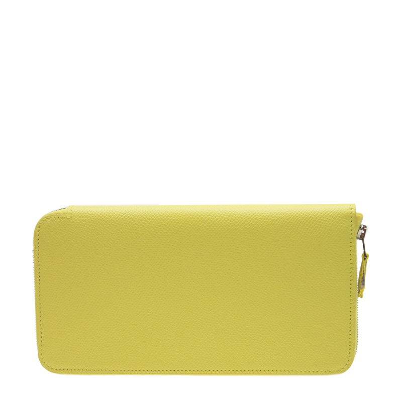 新品 エルメス 長財布 SILK-IN WALLET C9 イエロー EPSOM