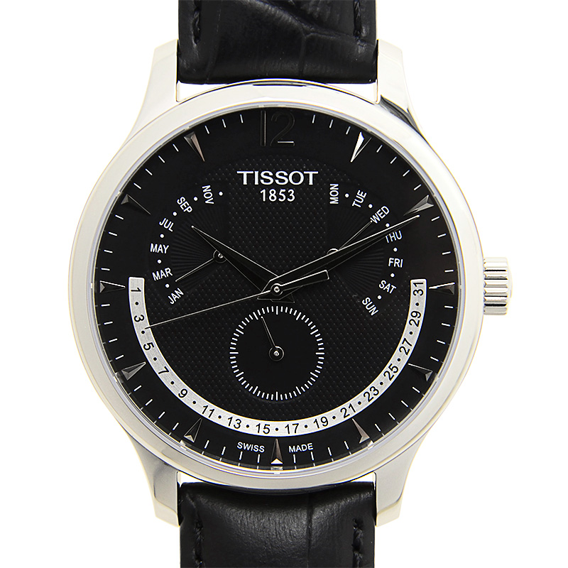 全新tissot 天梭 t-classic 精钢 黑色 石英机芯 t063.637.16.057.00