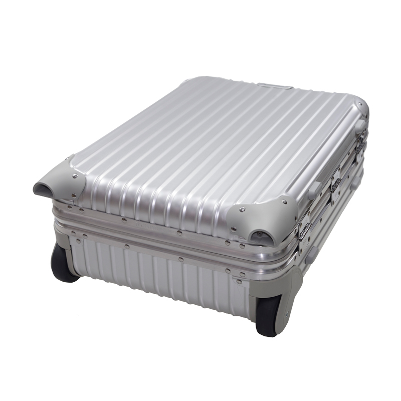 NEW RIMOWA LUGGAGE TOPAS 92052002 ALUMINUM SILVER 20 INCH