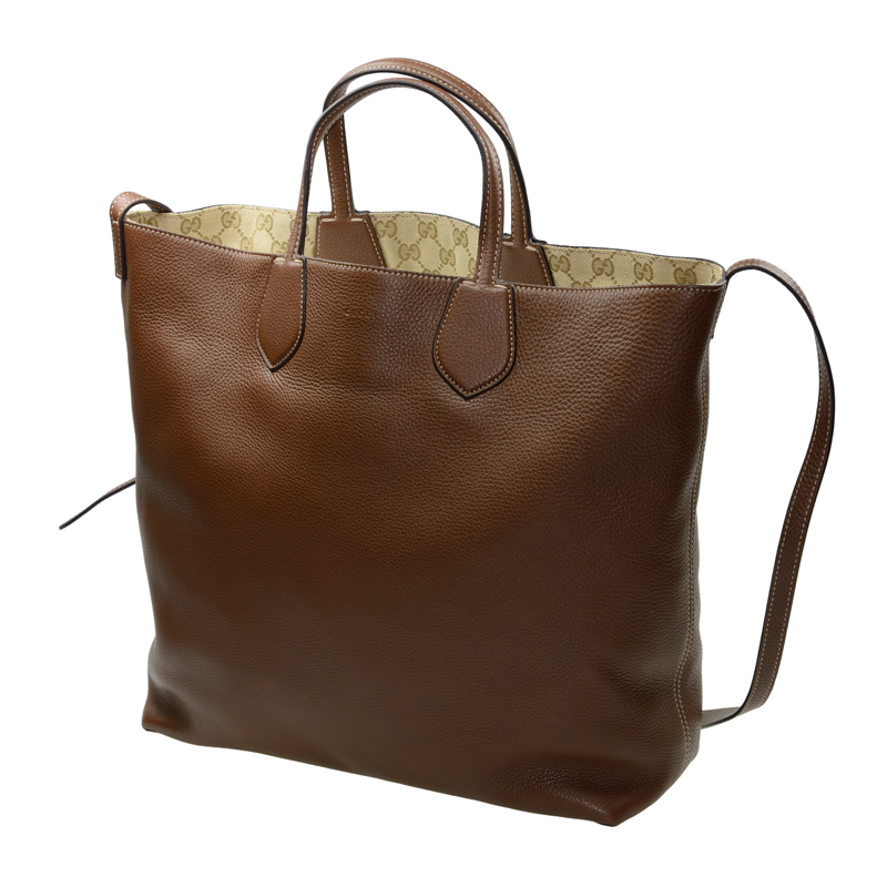 全新gucci 古驰 手袋 370823 a88fn 2590 牛皮 啡色