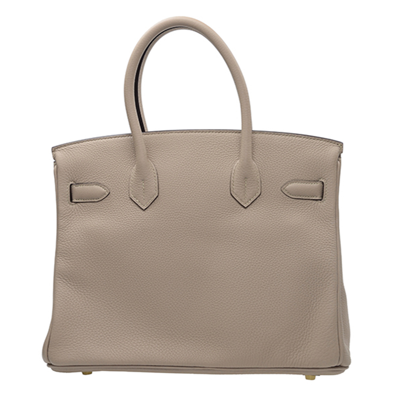 NEW HERMES HANDBAGS BIRKIN 30 81 HANDBAG GRIS TOURTERELLE