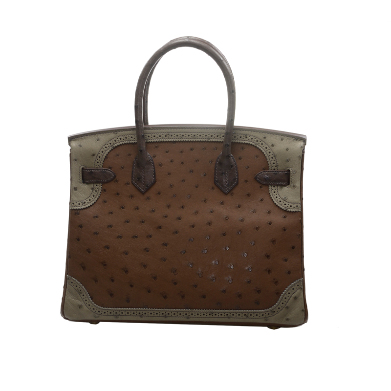 NEW HERMES HANDBAGS BIRKIN 30 32/45 HANDBAG MARRON FONCE