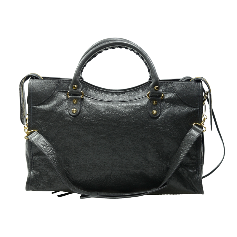 全新BALENCIAGA 巴黎世家手袋115748 D94JG 1160 羊皮深灰色