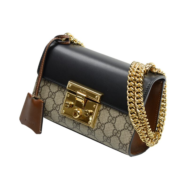 NEW GUCCI HANDBAGS PADLOCK 409487 KLQJG 9785 CROSSBODY BAG