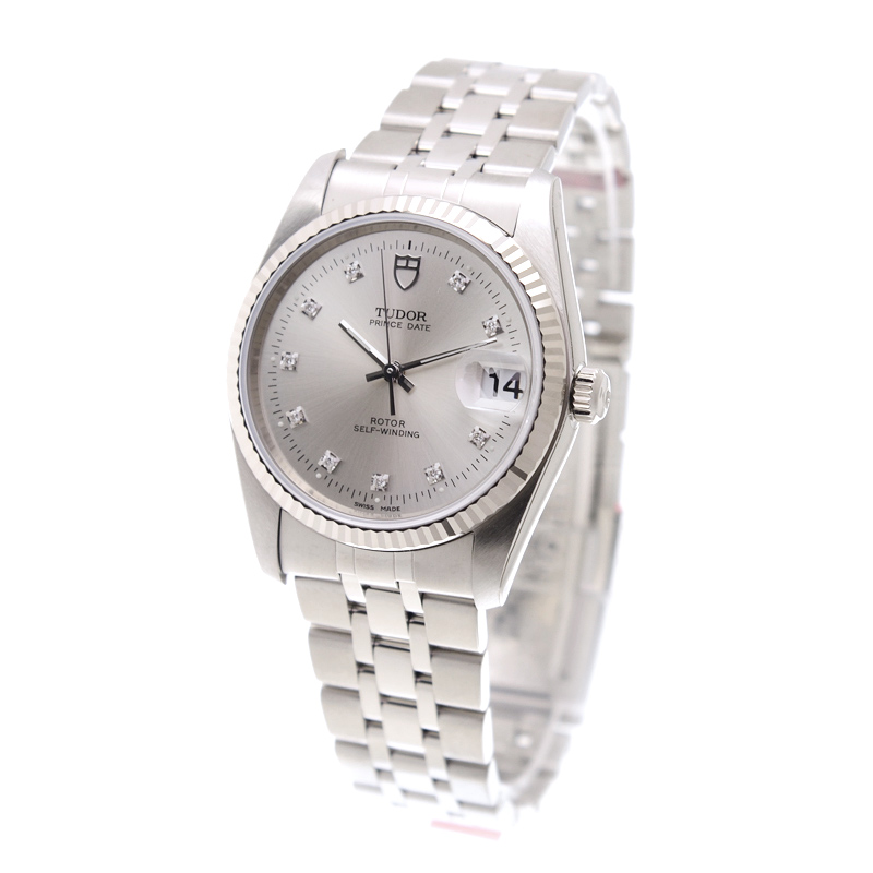 全新tudor 帝舵 帝舵王子日历型 白金及钢 银色 自动机芯 74034-62470