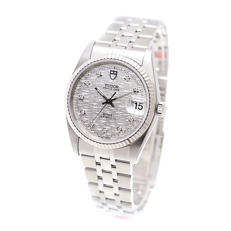 全新tudor 帝舵 帝舵王子日历型 白金及钢 银色 自动机芯 74034-62470