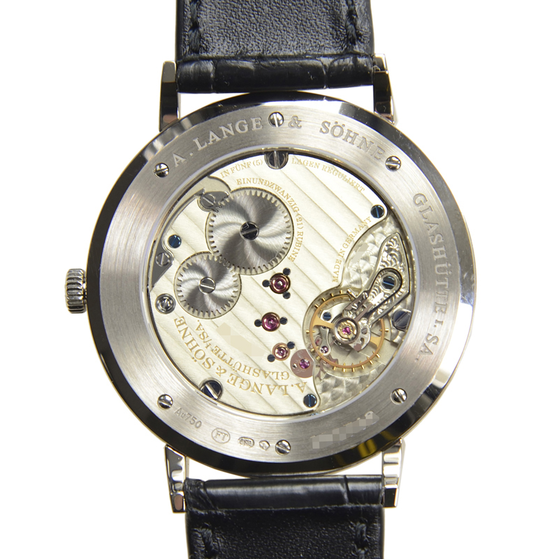 全新alange & sohne 朗格 萨克森系列 18k白金 银白色 手动机芯 211.