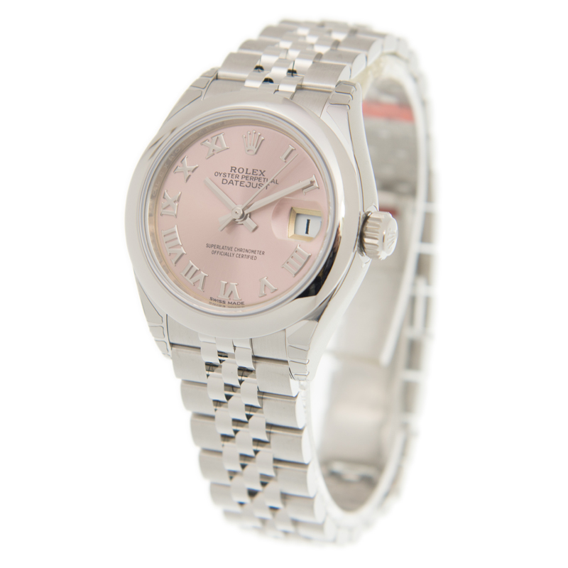全新rolex 劳力士 女装日志型 精钢 粉红色 自动机芯 279160pkrn_j | 