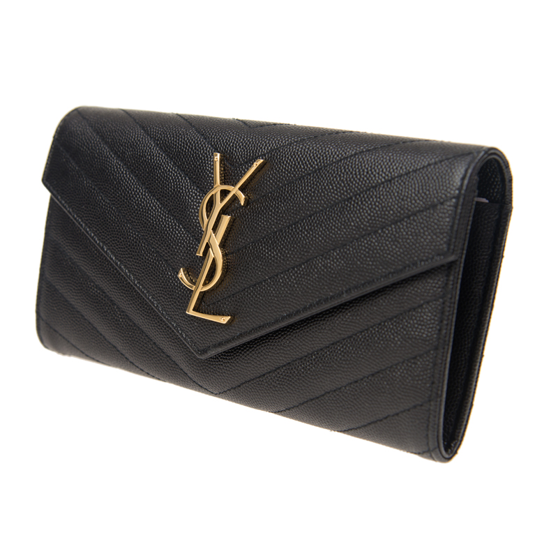 YSL SAINT LAURENT サンローラン 長財布 ウォレット 372264 BOW01 1000