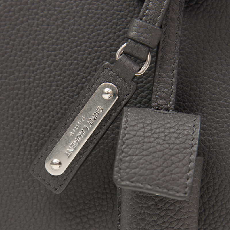 全新ysl / saint laurent 圣罗兰 手袋 477477 dti0e 1242 牛皮 灰色