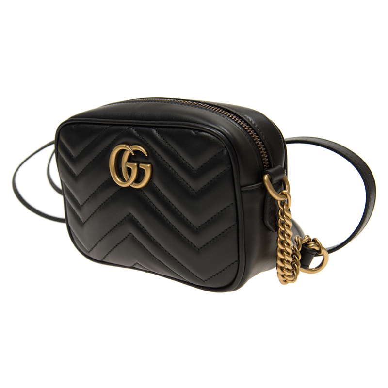 GUCCI グッチ GGマーモント キルティング ミニバッグ 448065 DTD1T