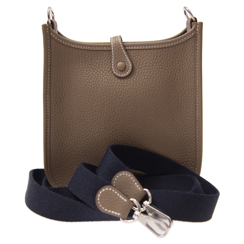 NEW HERMES HANDBAGS EVELYNE 16 18 CROSSBODY BAG ETOUPE