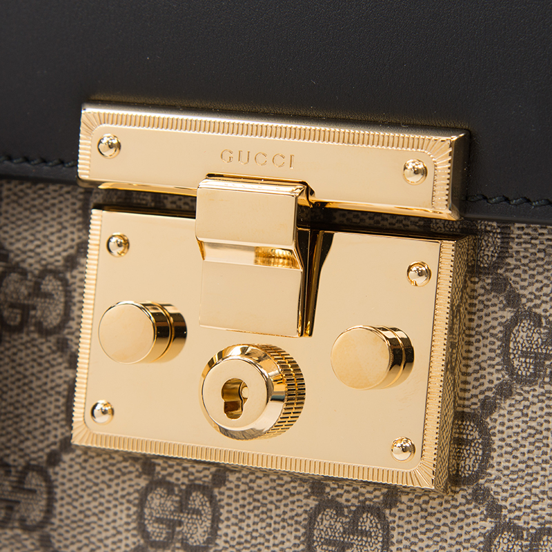 NEW GUCCI HANDBAGS PADLOCK 453188 KLQJG 9785 SHOULDER BAG