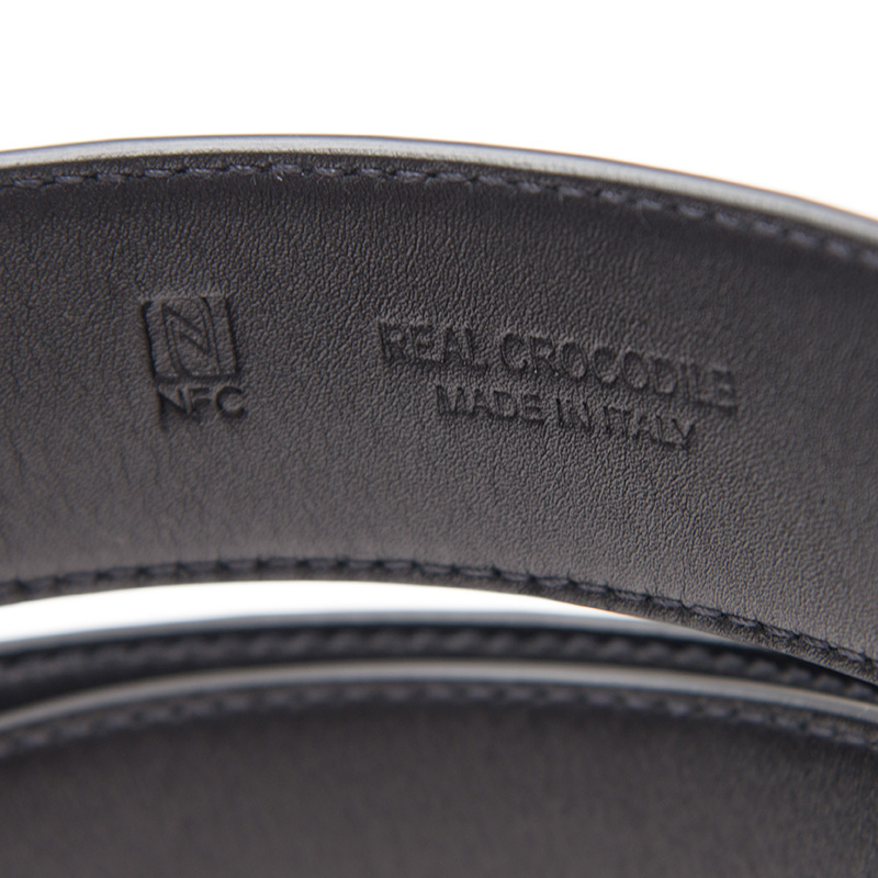 美品 Stefano Ricci ブラッシュドアリゲーターレザーブラックベルト Stefano Ricci Leather Belt | Saks Fifth Avenue