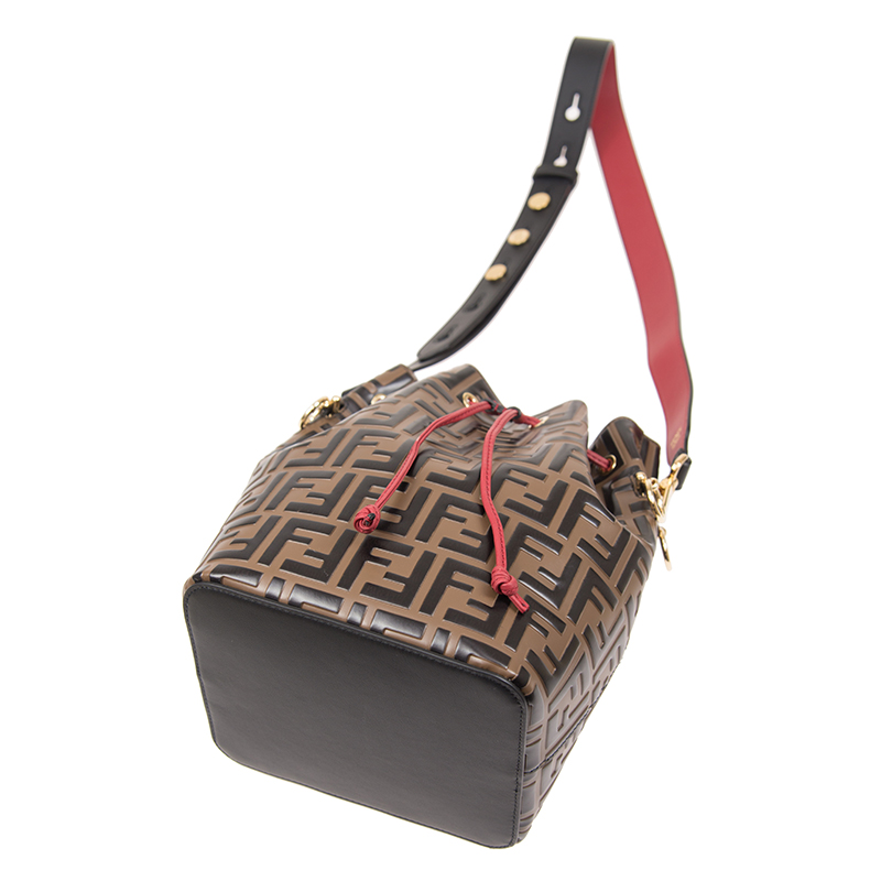 NEW FENDI HANDBAGS MON TRESOR 8BT298 A6AE F13VJ BUCKET BAG