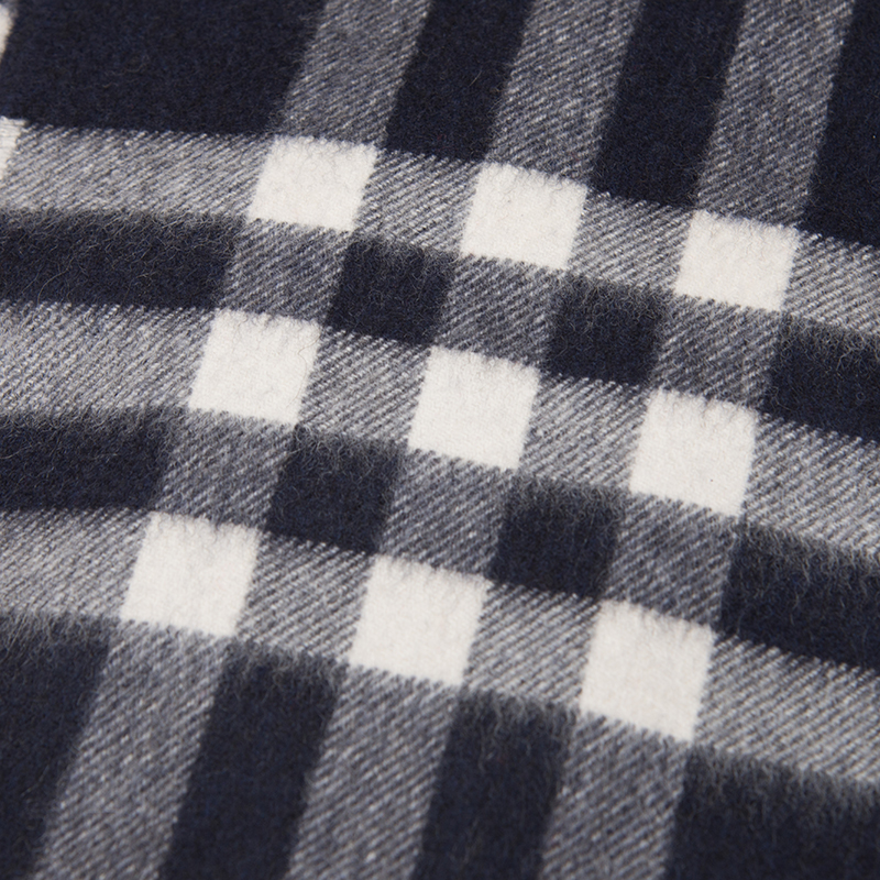 全新BURBERRY 博柏利圍巾8015542 羊皮藍色