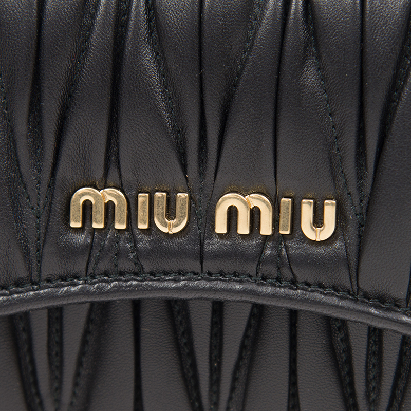 全新MIU MIU 繆繆手袋5BD140 N88 F0002 斜挎包