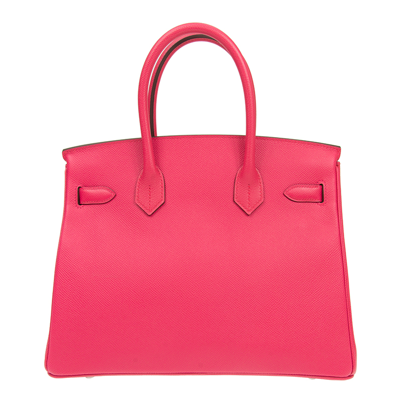 NEW HERMES HANDBAGS BIRKIN 30 I6 HANDBAG ROSE EXTREME