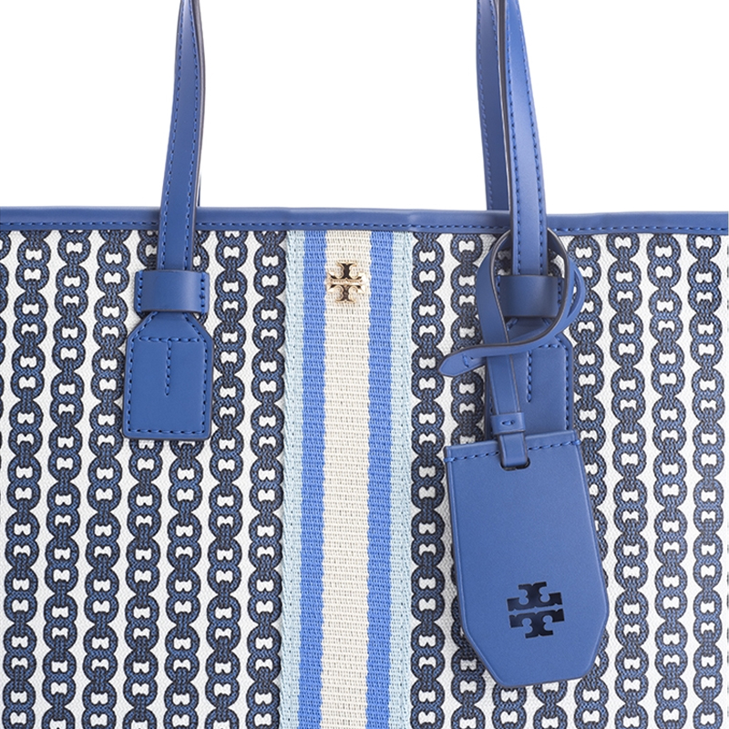 Handbag 53304 Tory Burch Tory Burch Gemini Link Canvas Small Tote
