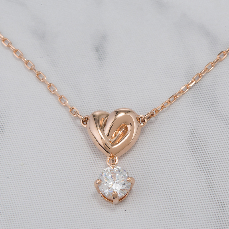 NEW SWAROVSKI LIFELONG HEART NECKLCAE 5516542 PINK GOLD ROSE