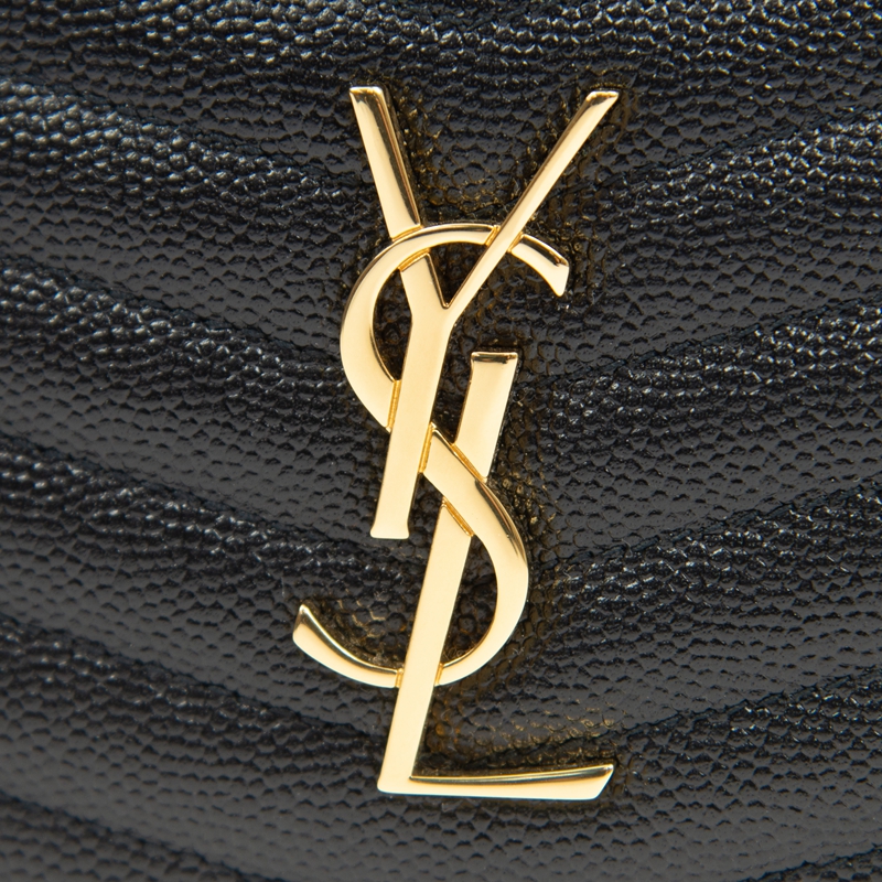 全新YSL / SAINT LAURENT 聖羅蘭手袋612579 1GF01 1000 斜挎包