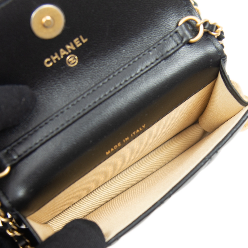 全新CHANEL 香奈兒手袋AP1465 金扣斜挎包