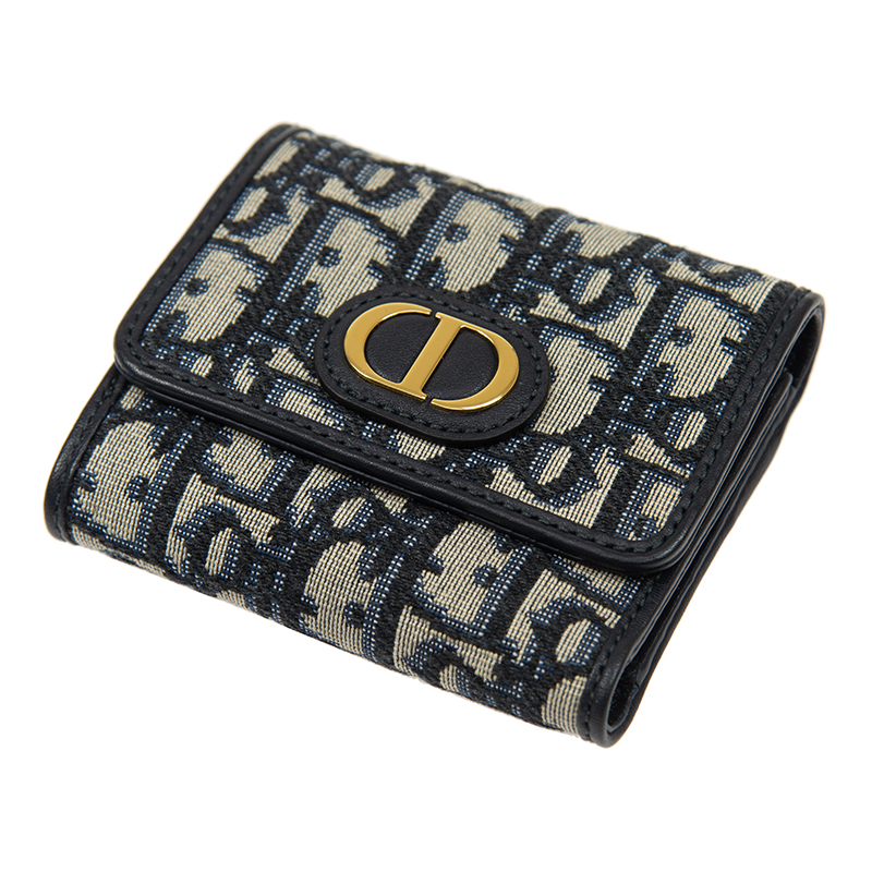 dior 三つ折り財布 ディオール Christian Dior 三つ折り財布小銭入付き 財布 ブランド