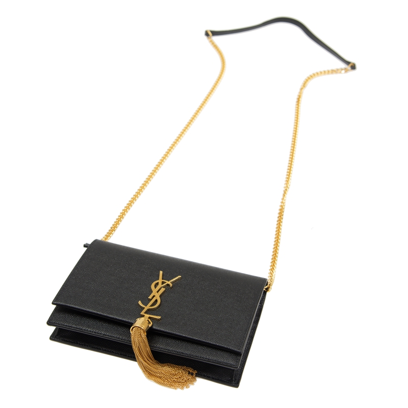 全新 YSL SAINT LAURENT 聖羅蘭 手袋 KATE 452159 BOW0J 1000 單肩包/斜挎包 名人站