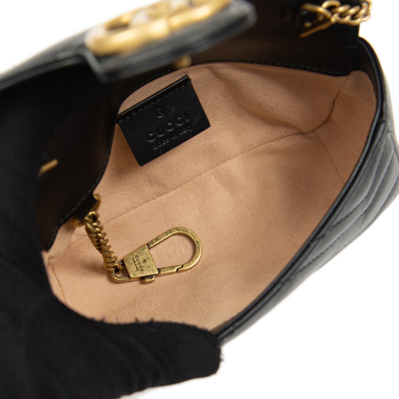 全新GUCCI 古馳手袋GG MARMONT 476433 DTDCT 1000 單肩包/斜挎包
