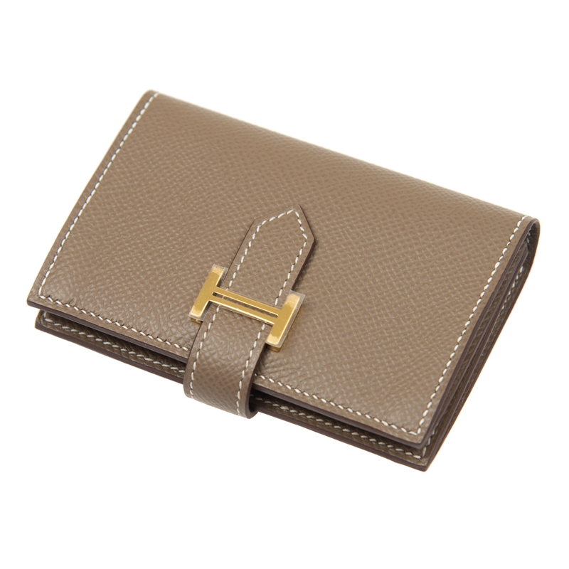 NEW HERMES WALLETS BEARN 18 EPSOM GP CARD HOLDER CARD HOLDER Celebrity  standing