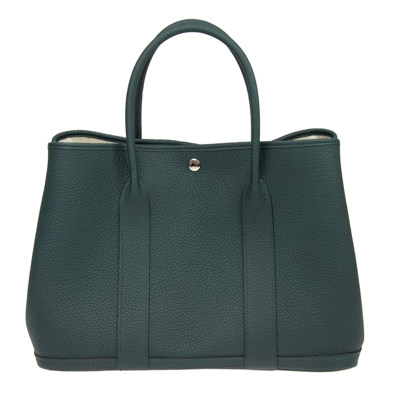 ハンドバッグ Garden Party 36 Curcuma X Vert Veronese Hermès Garden Party 36 bag Vert Moyen | BagUSeek