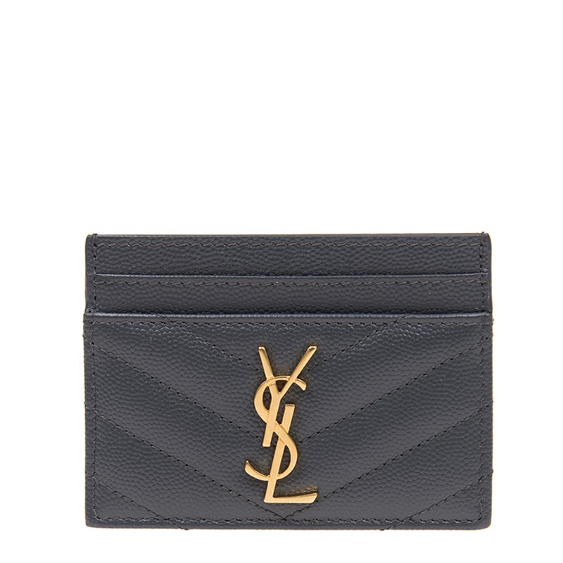 NEW YSL SAINT LAURENT WALLETS 423291 BOW01 1251 CARD HOLDER