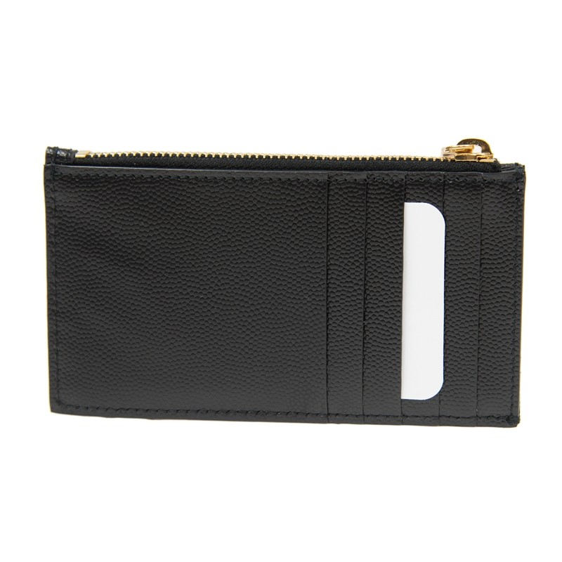NEW YSL SAINT LAURENT WALLETS 607915 BOW01 1000 CARD HOLDER