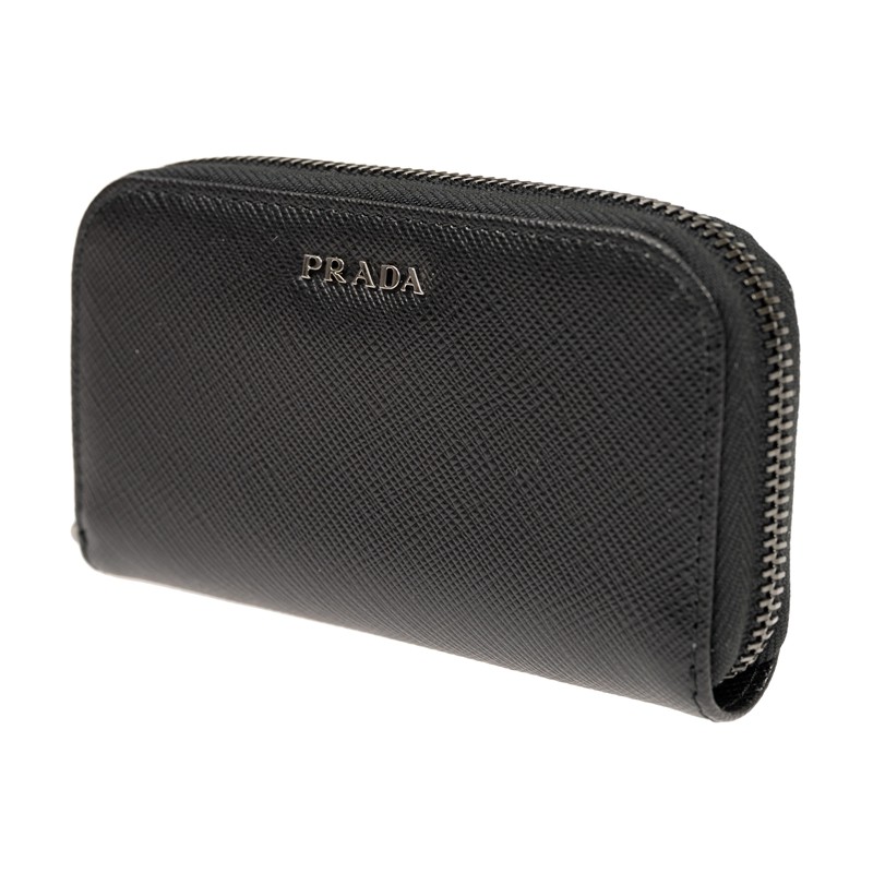 全新PRADA 普拉達銀包2PG604 PN9 F0002 鑰匙包