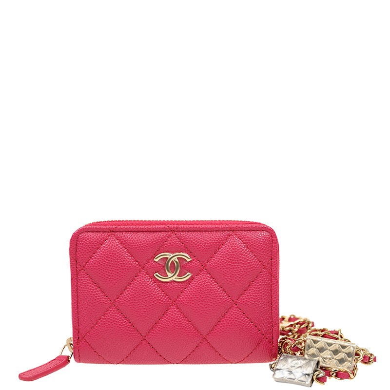 全新CHANEL 香奈兒手袋AP2402 金扣斜挎包