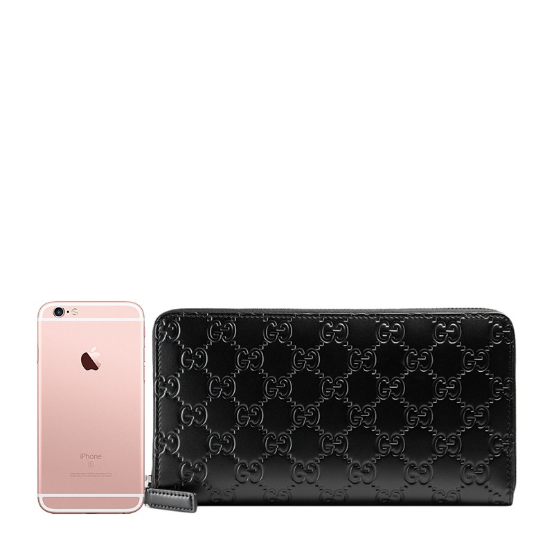 NEW GUCCI WALLETS GUCCI SIGNATURE 447906 CWC1R 1000 LONG ZIPPER WALLET
