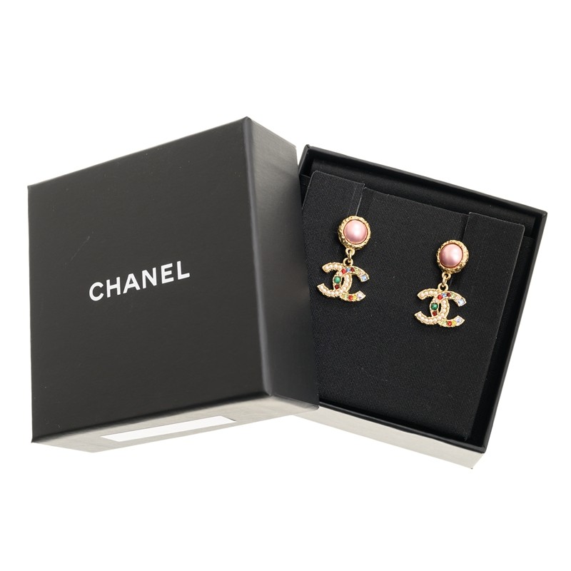 CHANEL シャネル ピアス CCマーク メタル ゴールド ピアス レディース